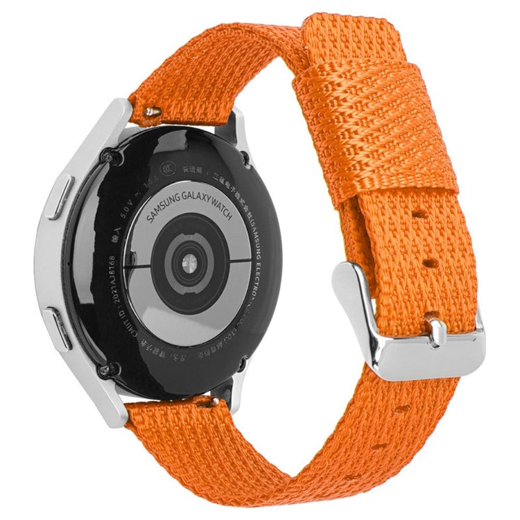 Huawei Watch GT 3 42mm / Watch GT 3 Pro 43mm Wrist Strap 20mm Texture Nylon Watch Strap - Orange / Grid#serie_9