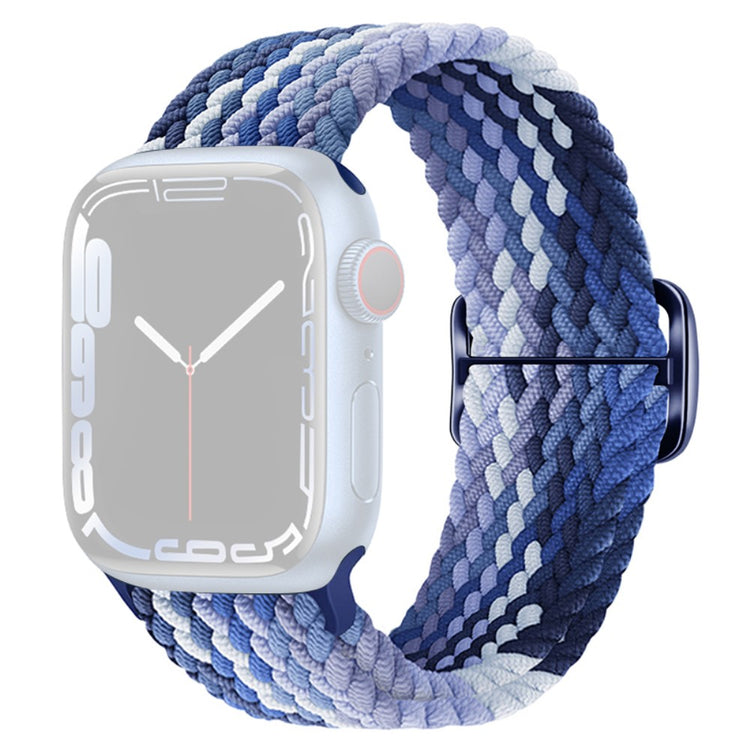 Apple Watch Ultra 2 Ultra 49mm / 9 8 7 45mm / 6 5 4 SE (2023) SE (2022) SE 44mm / 3 2 1 42mm Strap Nylon Braided Watch band  - Blueberry#serie_11