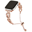 Apple Smartwatch Métal Et Pierre Du Rhin Universel Bracelet
