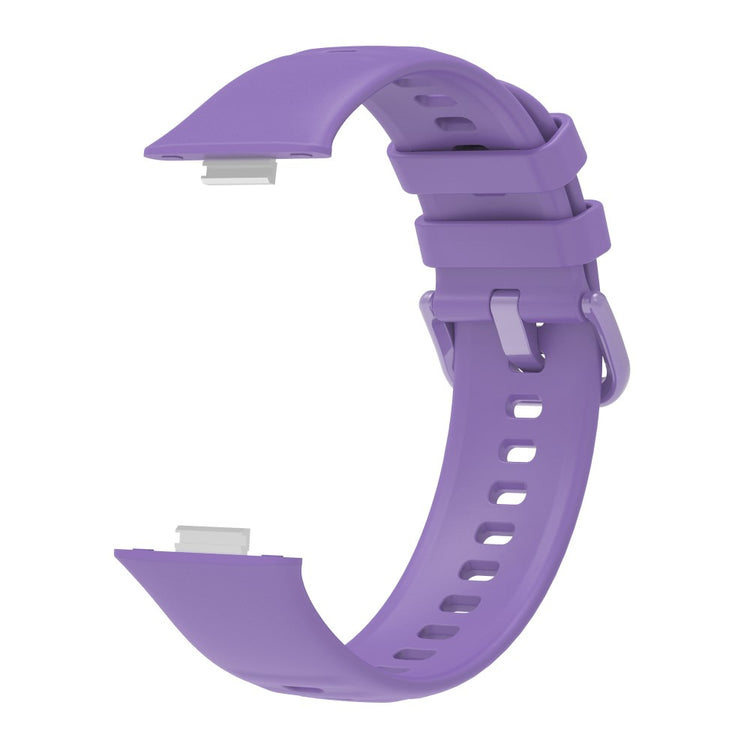 Huawei Watch Fit 3 Silicone Watch band Adjustable Strap Replacement - Purple#serie_6