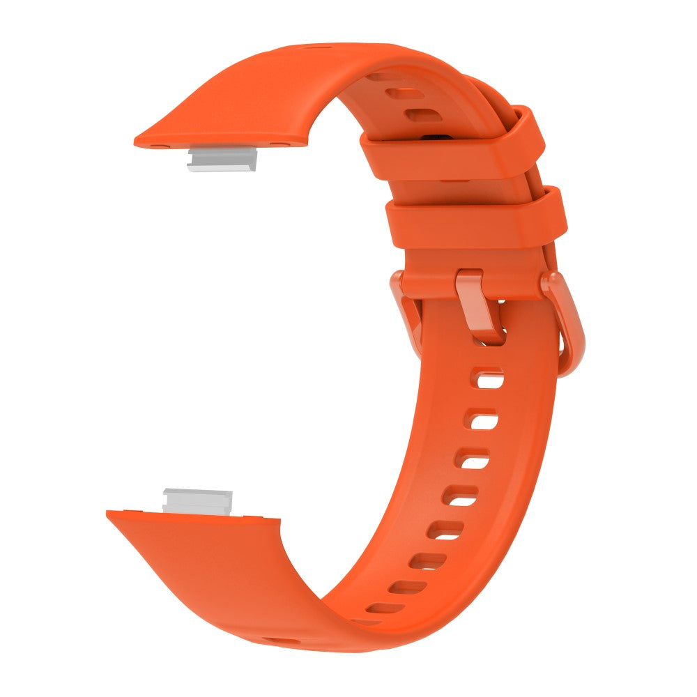 Huawei Watch Fit 3 Silicone Watch band Adjustable Strap Replacement - Orange#serie_7