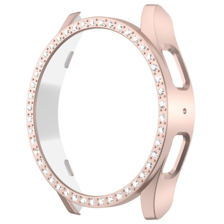 Samsung Galaxy Watch7 44mm Case Rhinestone Decor Hard Bump Resistant Watch Case Cover - Pink#serie_1