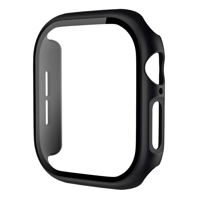 Apple Watch Series 10 46mm Protective Case All-Around Hard Bump Resistant Watch Cover with Tempered Glass Film - Black#serie_1