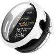 Super Bon Google Pixel Watch 3 XL 45mm Coques avec Protection d'écran en Verre et Silicone / TPU