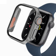 Méga À La Mode Apple Smartwatch Universel Coques avec Protection d'écran en Verre et Silicone / TPU