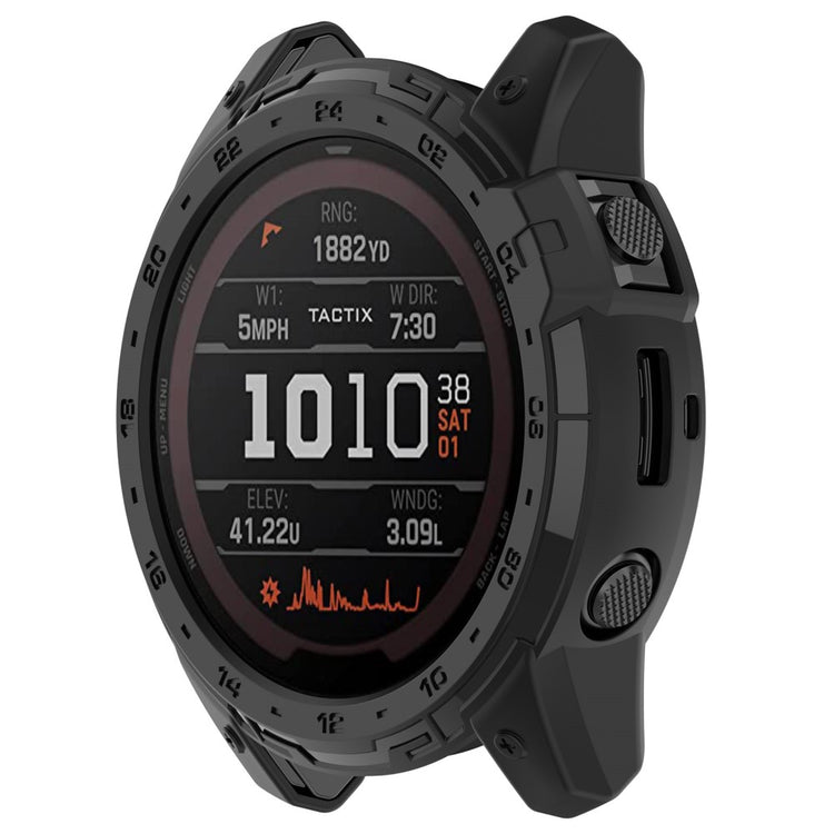 Beskyttende Silikone Bumper passer til Garmin Tactix 7 - Sort#serie_1