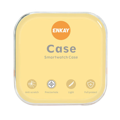 ENKAY HAT PRINCE Garmin Venu 3 Electroplating Full Cover Watch Case Flexible Frame with Screen Film - Rose Gold#serie_4