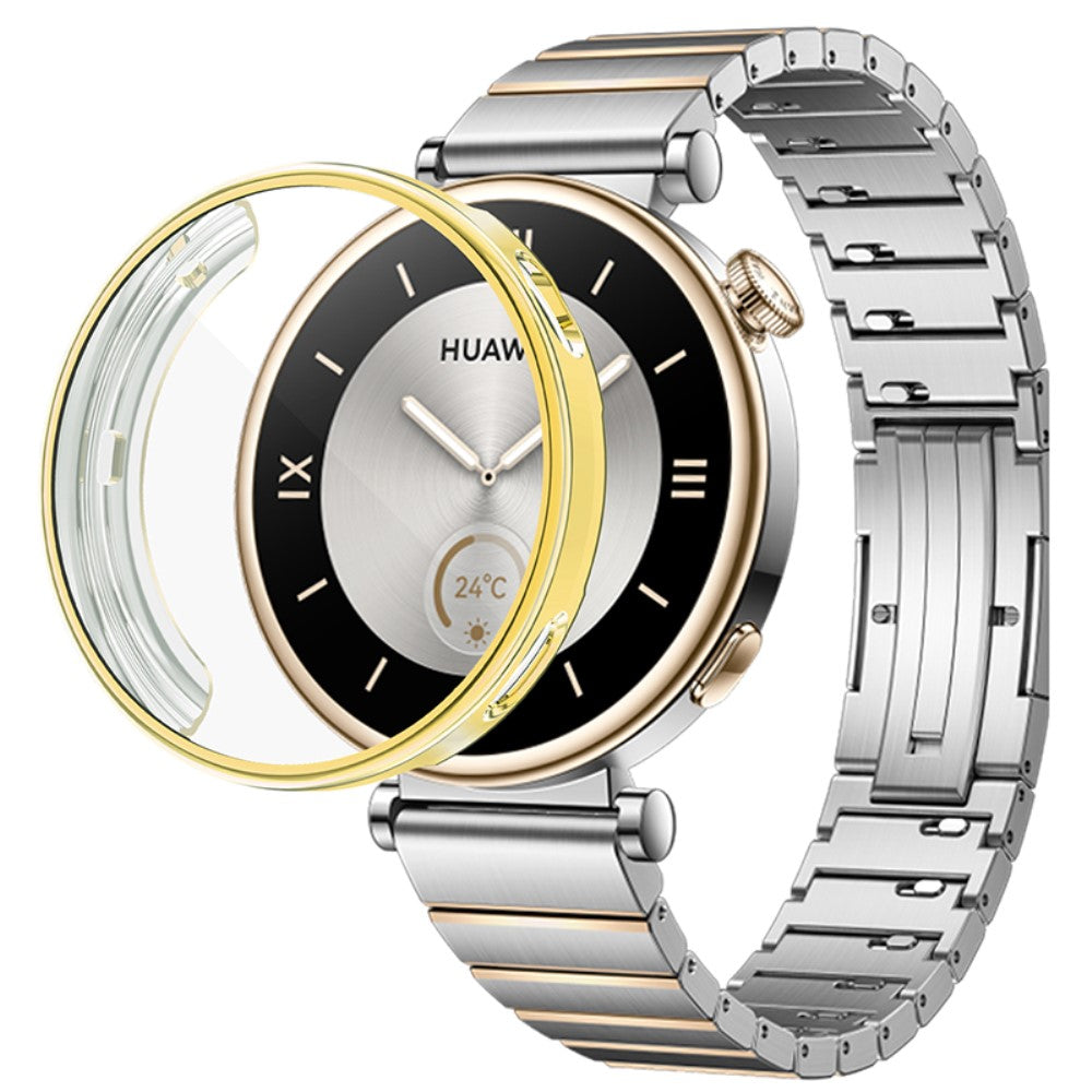 Fint Silikone Cover passer til Huawei Watch GT 4 41mm - Guld#serie_2