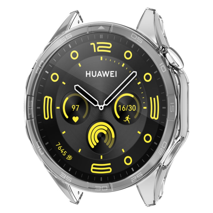 Fint Silikone Cover passer til Huawei Watch GT 4 46mm - Gennemsigtig#serie_011