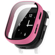 Hard Bump Resistant Cover for Xplora X6 Play Watch Case with Tempered Glass Screen Protector - Rose
