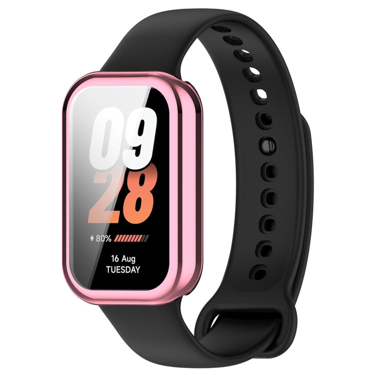 Rigtigt Fed Silikone Cover passer til Xiaomi Smart Band 8 - Pink#serie_4