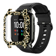 Haylou Solar LS02 Watch Protective Case Pattern Printed Slim-Fit Frame Cover - Leopard Print