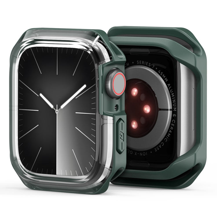 Rigtigt Fint Silikone Cover passer til Apple Smartwatch - Grøn#serie_4