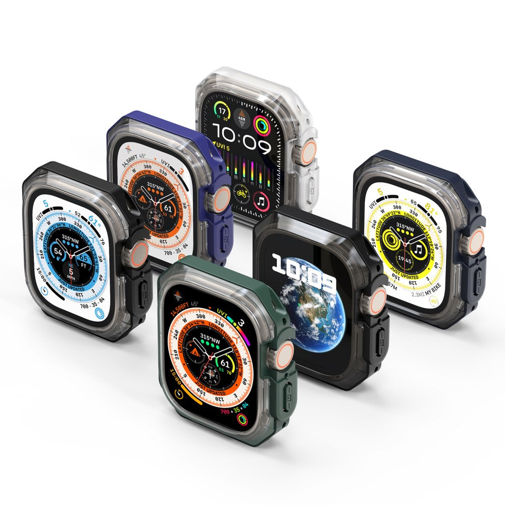 Meget Fint Silikone Cover passer til Apple Watch Ultra 2 / Apple Watch Ultra - Sort#serie_2