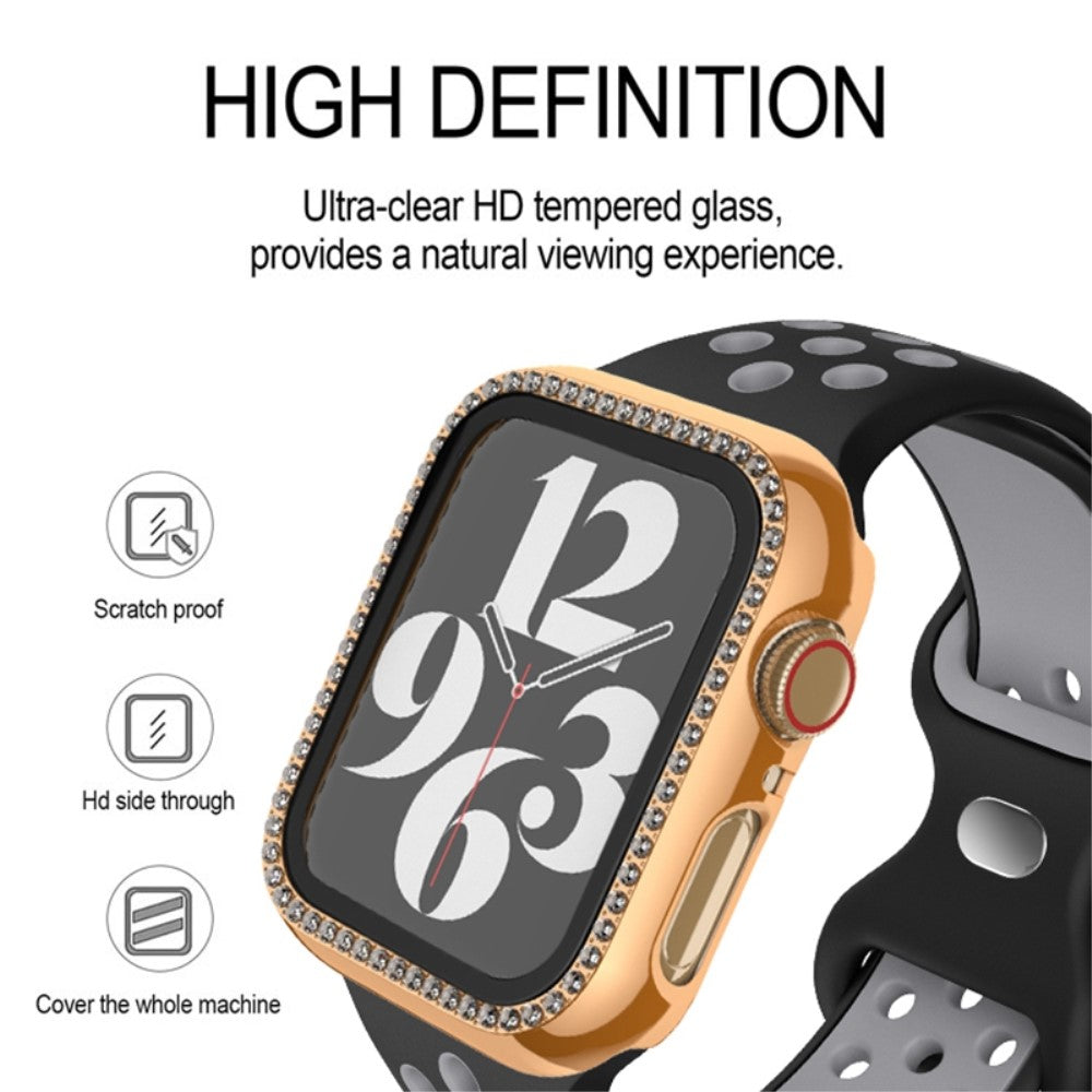 Rhinsten Og Glas Universal Rem passer til Apple Watch Ultra / Apple Watch Ultra 2 - Gennemsigtig#serie_3