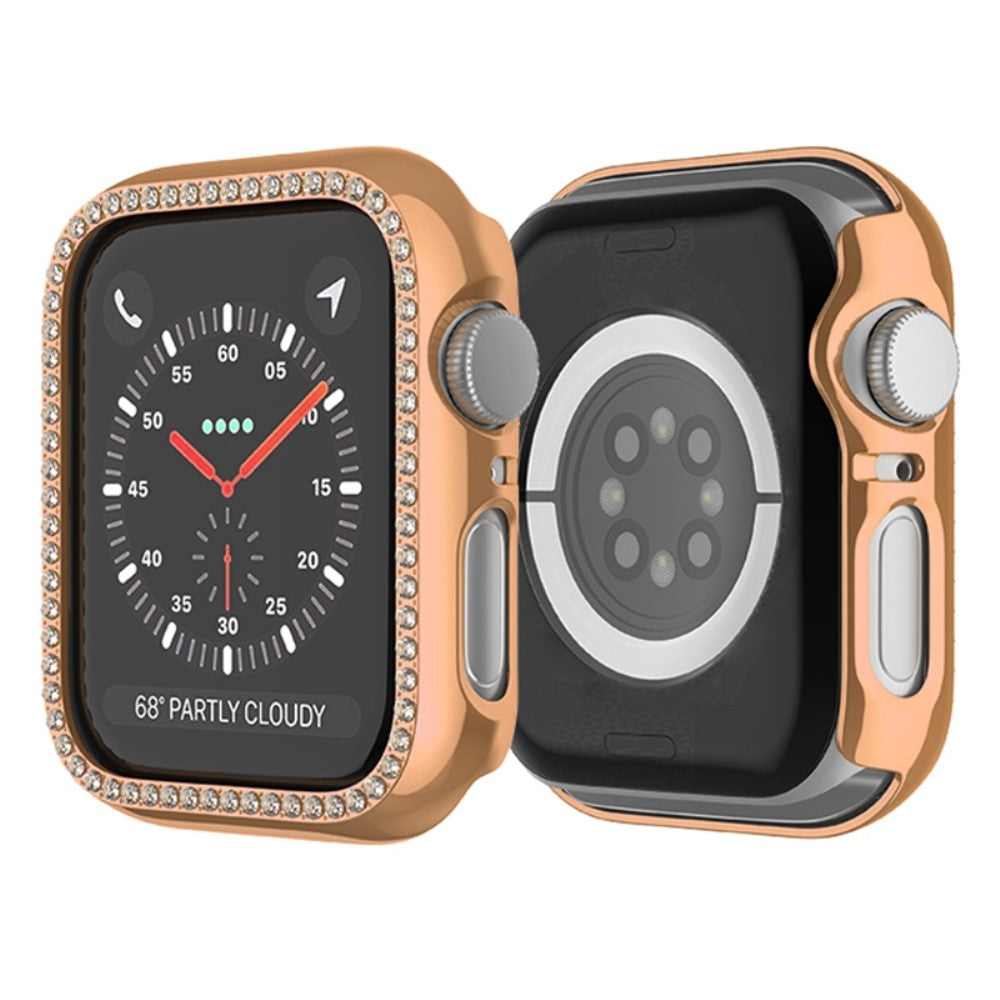 Helt Vildt Pænt Rhinsten Universal Rem passer til Apple Smartwatch - Pink#serie_3