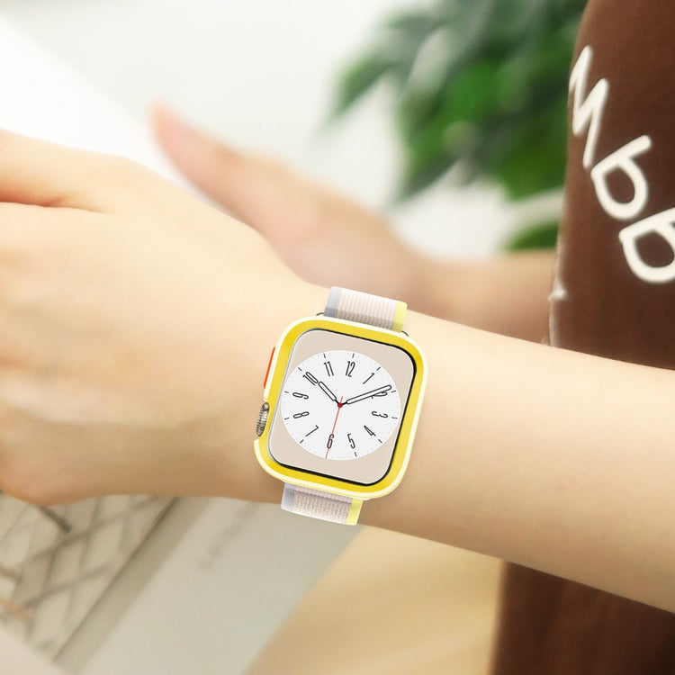 Apple Smartwatch Matte Silicone Universel Bumper - Yellow#serie_6