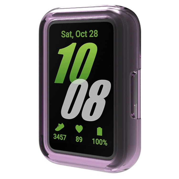 Samsung Galaxy Fit 3 Transparent Silicone Bumper - Purple#serie_2