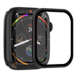 Incroyablement À La Mode Apple Smartwatch Universel Coques avec Protection d'écran en Verre et Silicone / TPU