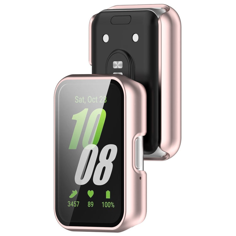 Mega Fashionable Samsung Galaxy Fit 3 Cover with Screen Protector in Plastic and Glass - Pink#serie_9