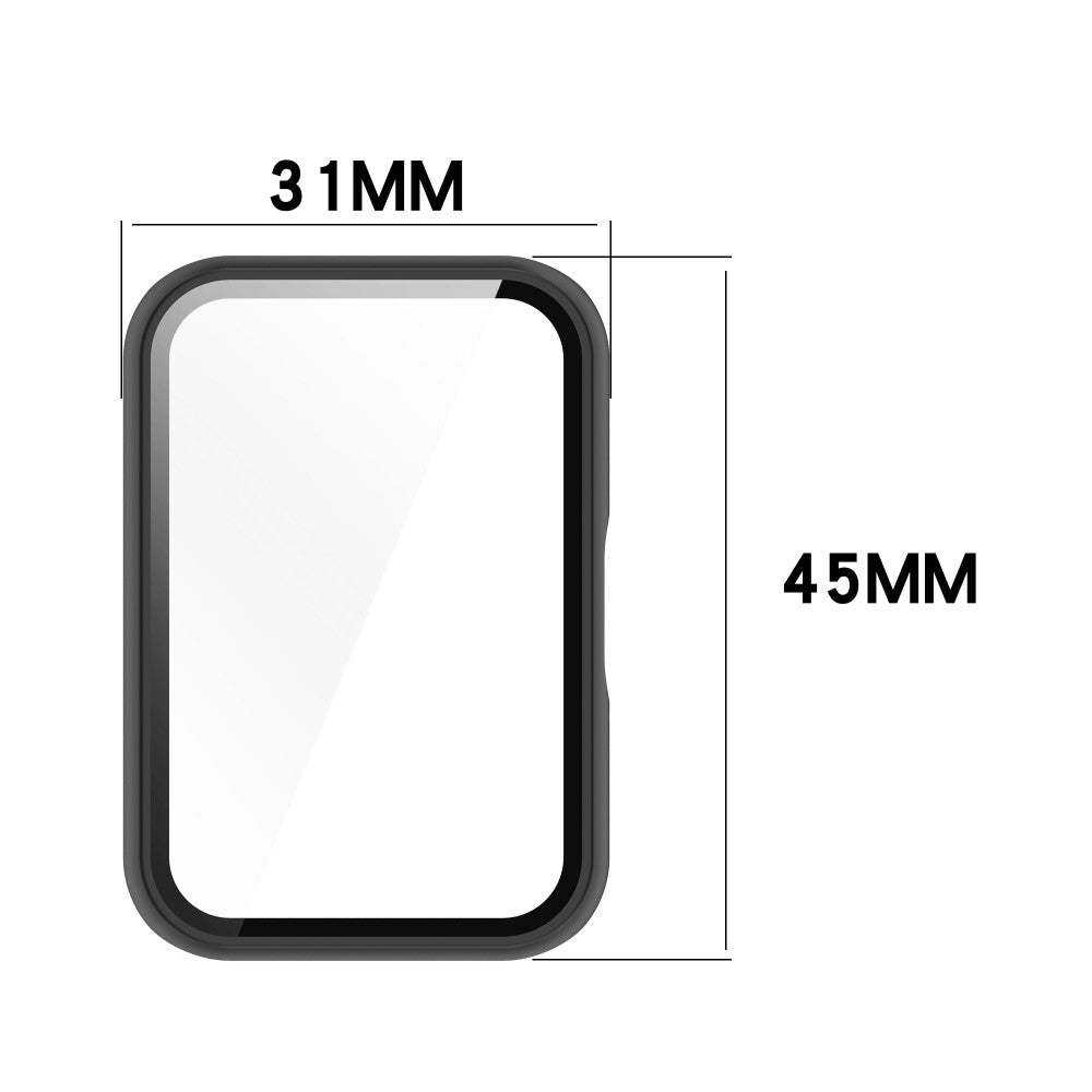 Mega Fashionable Samsung Galaxy Fit 3 Cover with Screen Protector in Plastic and Glass - Transparent#serie_11