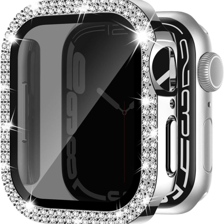 Incredibly Good Apple Smartwatch Universel Cover with Screen Protector in Rhinestone and Glass - Transparent#serie_1