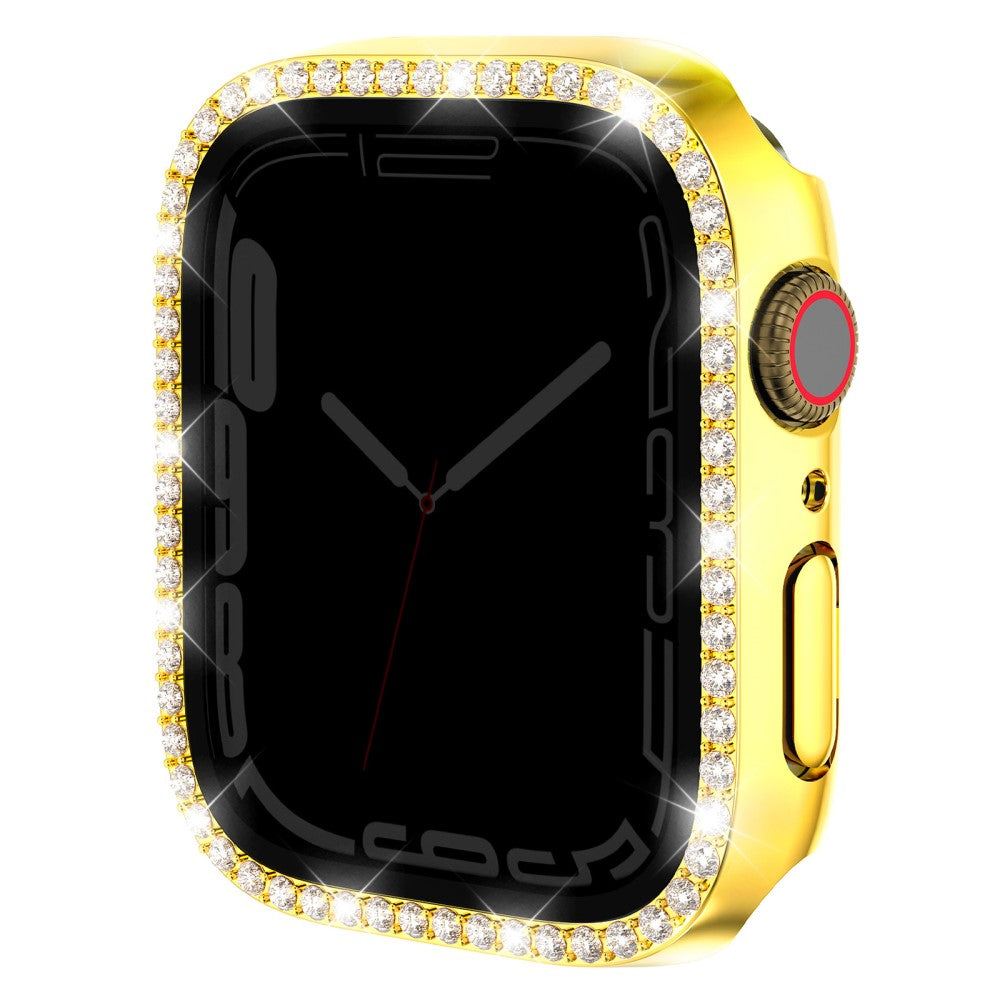 Incredibly Good Apple Smartwatch Universel Cover with Screen Protector in Rhinestone and Glass - Gold#serie_5