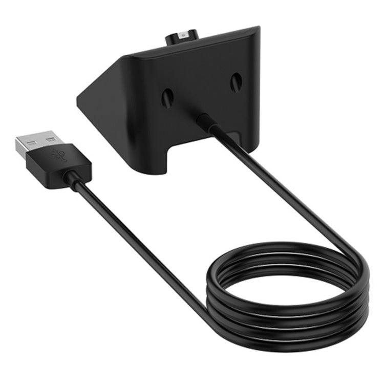 Metal Og Silikone USB Ladestation passer til Garmin Smartwatch - Sort#serie_3