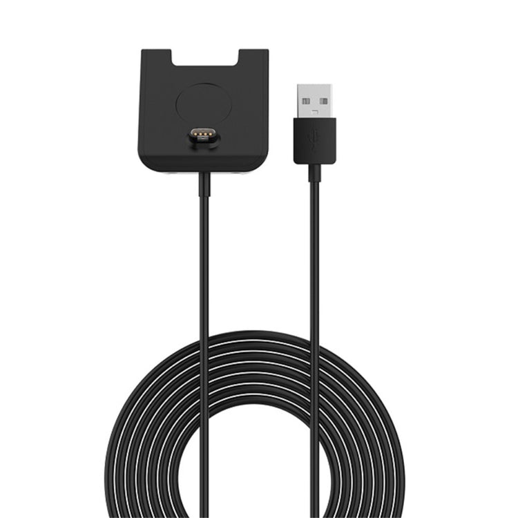 Metal Og Silikone USB Ladestation passer til Garmin Smartwatch - Sort#serie_3