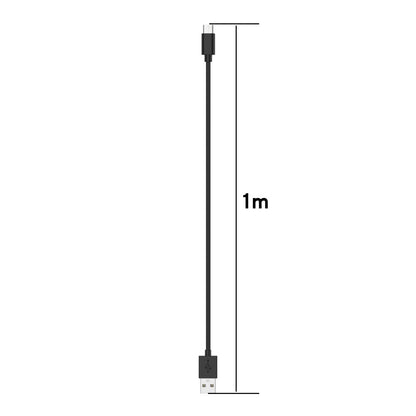 1m Silikone Magnetisk Ladestation passer til Smartwatch - Sort#serie_1