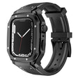 Apple Watch 49mm / 45mm / 44mm / 42mm T Watch Band with Metal Watch Case Wrist Strap