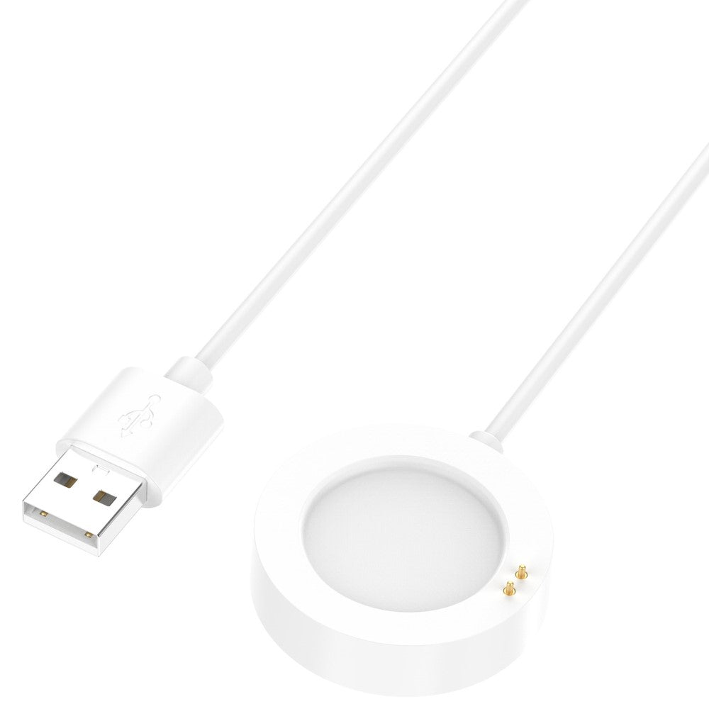 100cm Plastic And Silicone Smartwatch Magnetic Charger - White#serie_2