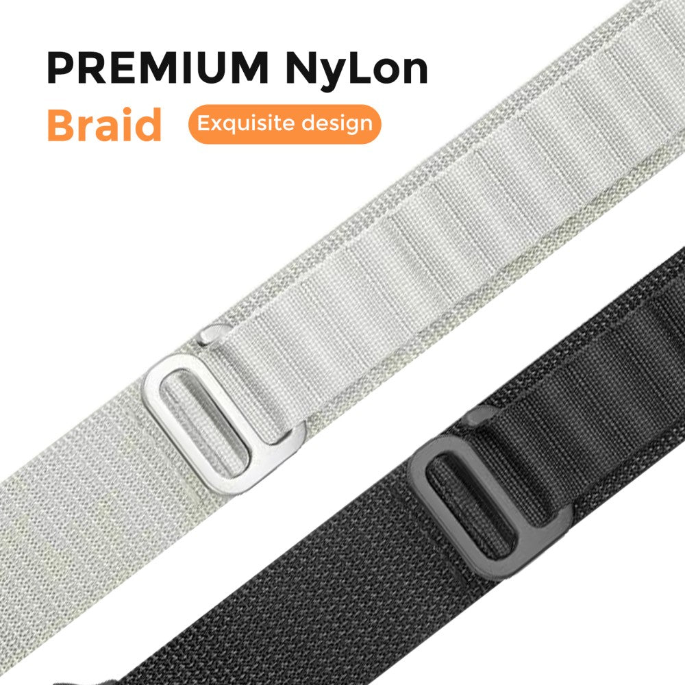 Really Beautiful Apple Smartwatch Nylon Universel Strap - Black#serie_3