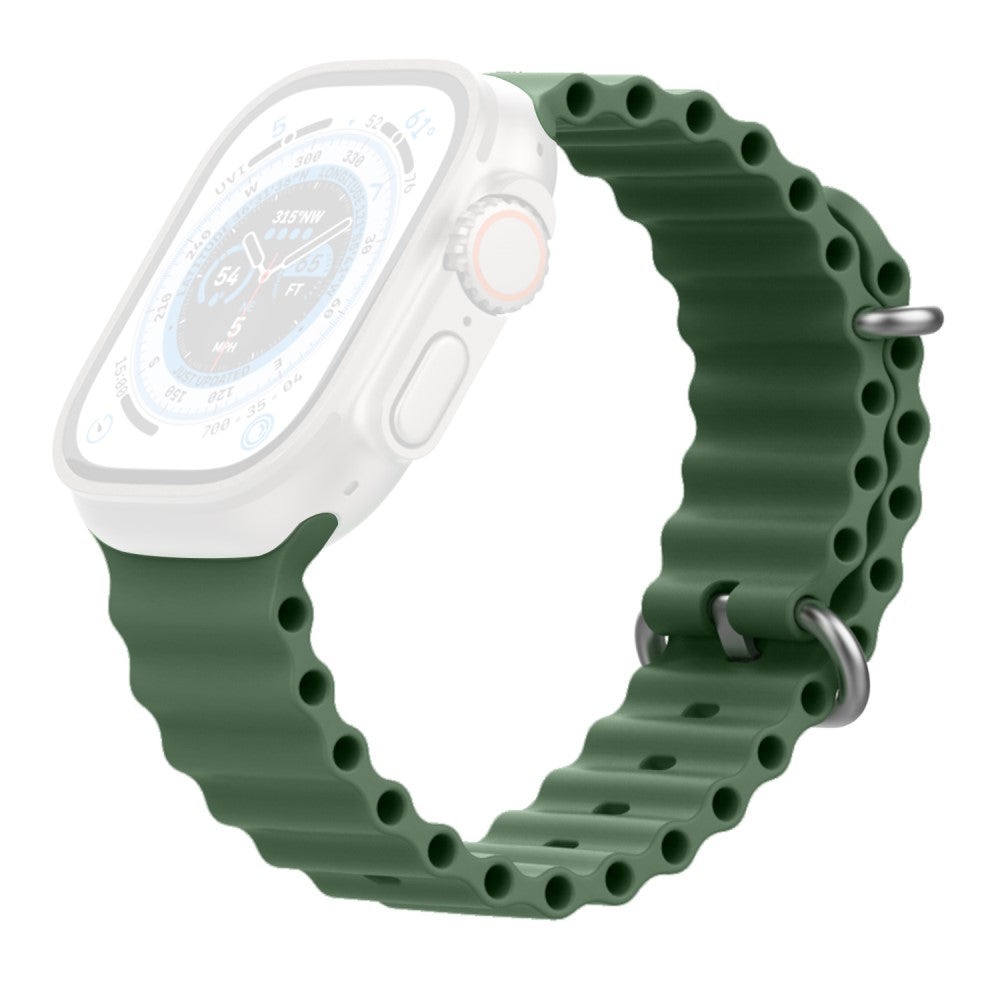 Remarkably Tough Apple Smartwatch Silicone Universel Strap - Green#serie_6