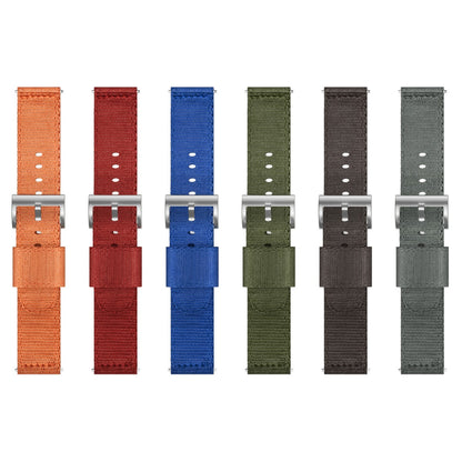 Meget Flot Nylon Rem passer til 18mm - Rød#serie_bfwu101g