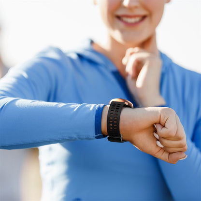 Alle Tiders Silikone Universal Rem passer til Smartwatch - Sort#serie_11