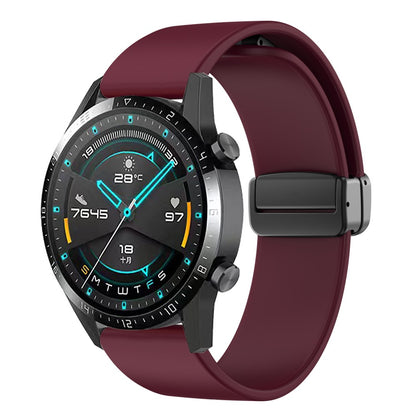 Mega Sejt Silikone Universal Rem passer til Smartwatch - Rød#serie_7
