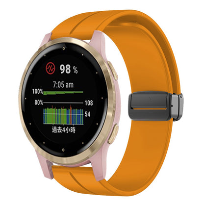 Rigtigt Godt Silikone Universal Rem passer til Smartwatch - Gul#serie_1