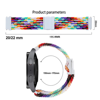 Stilfuld Nylon Universal Rem passer til Smartwatch - Pink#serie_16