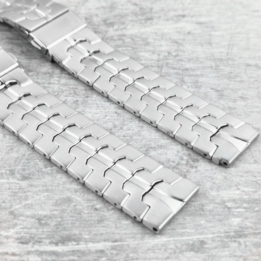 Mega Nydelig Metal Universal Rem passer til Smartwatch - Sort#serie_2