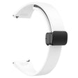 22mm Universal silicone sport strap with black magnetic buckle