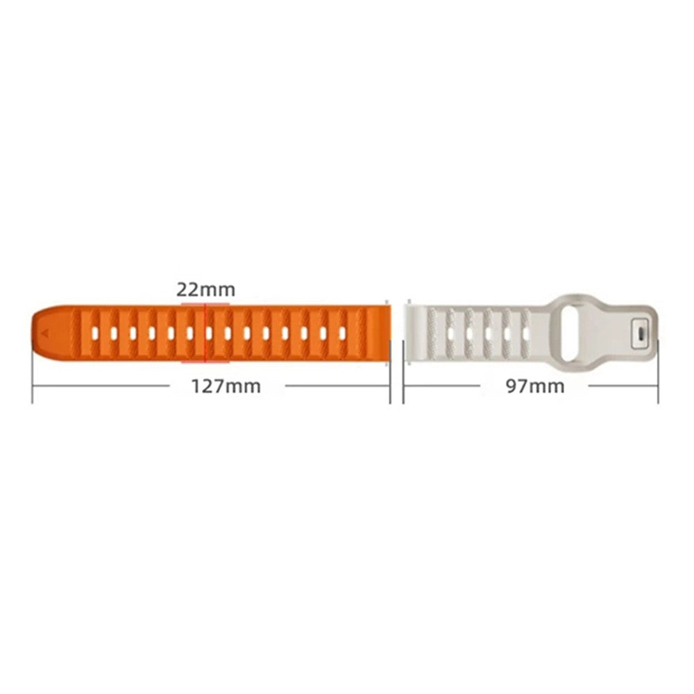 22mm Universal dot texture style strap - White#serie_2