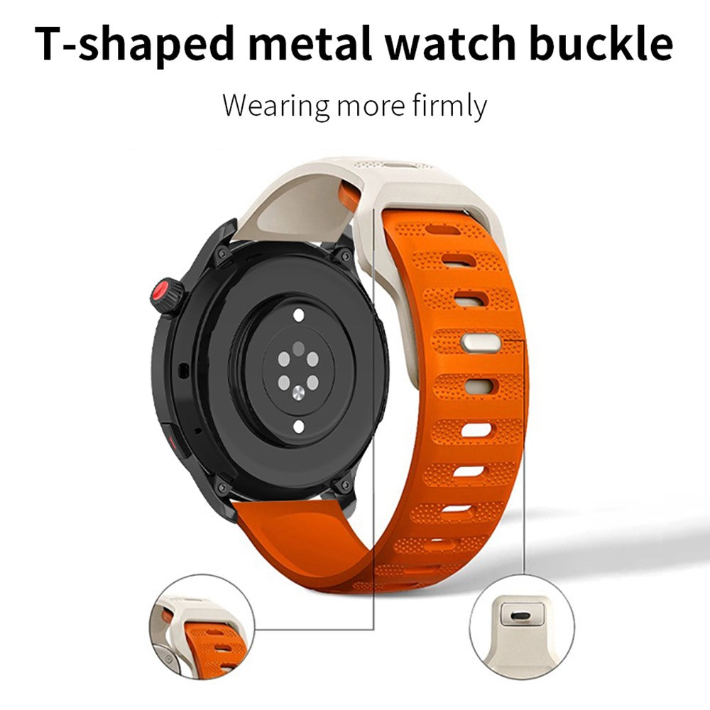 Cool Silikone Universal Rem passer til Smartwatch - Grøn#serie_8