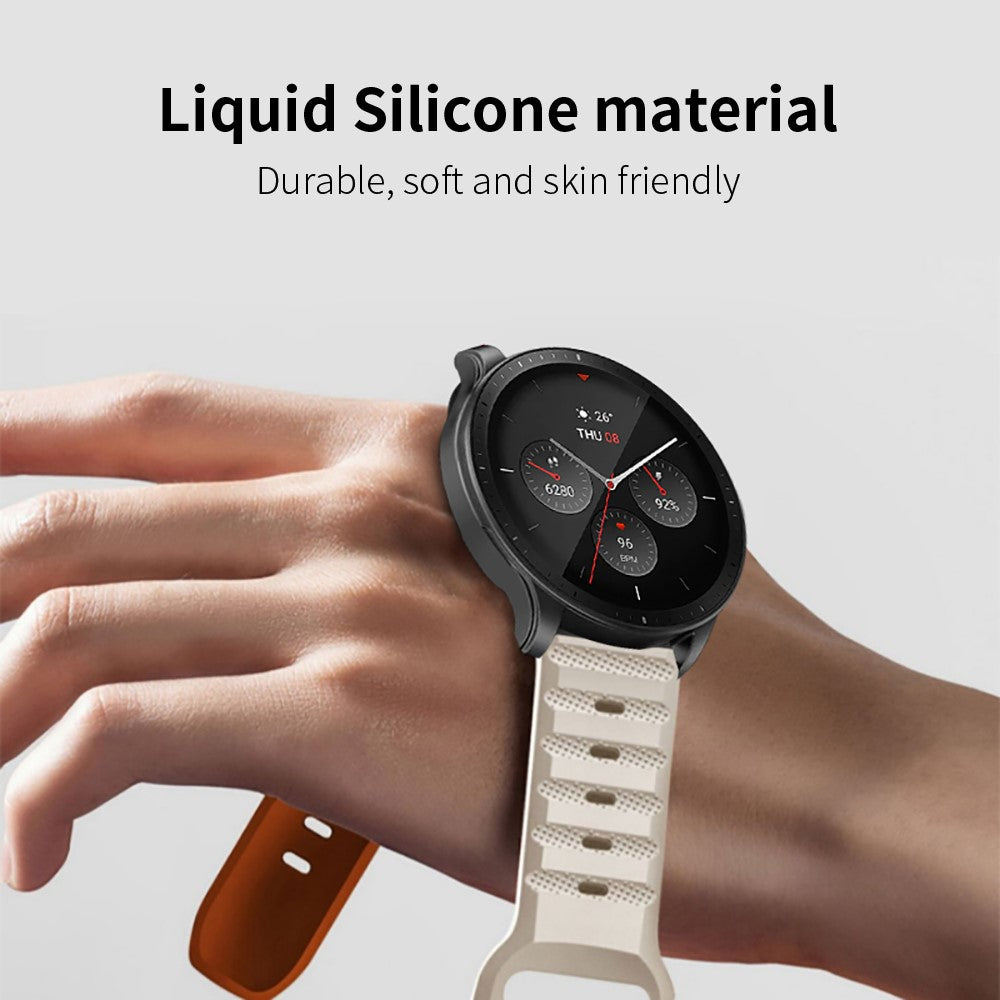 Cool Silikone Universal Rem passer til Smartwatch - Grøn#serie_8
