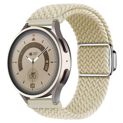 Vildt Godt Metal Og Nylon Universal Rem passer til Smartwatch - Sølv#serie_13