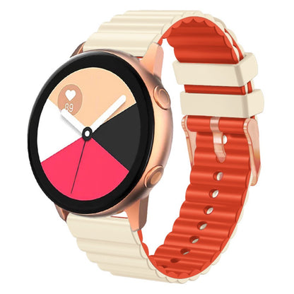 Helt Vildt Smuk Silikone Universal Rem passer til Smartwatch - Orange#serie_6