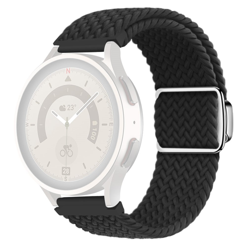 20mm Universal nylon strap with magnetic buckle - Black#serie_5