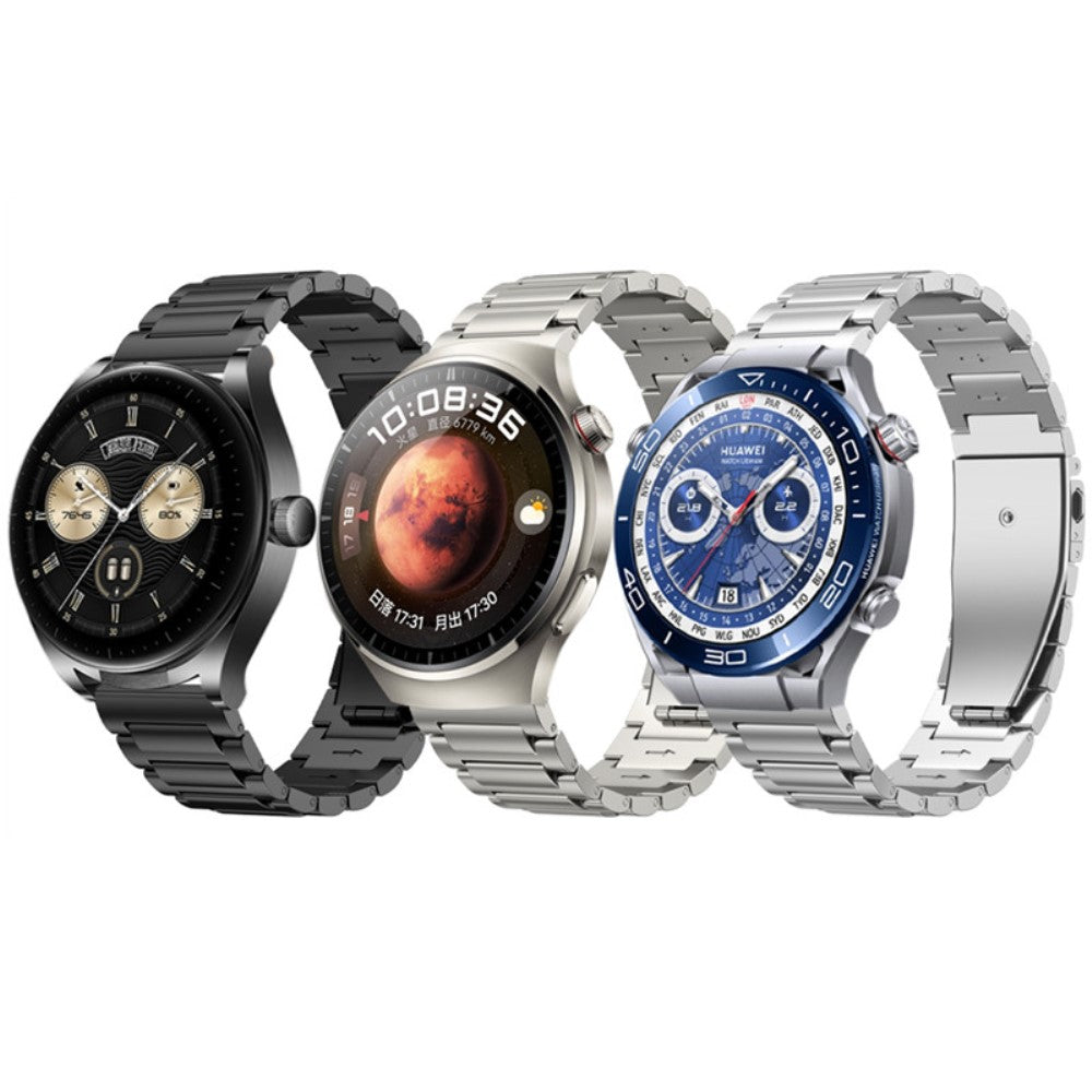 22mm Universal titanium alloy strap with frontier flat buckle - Silver#serie_3