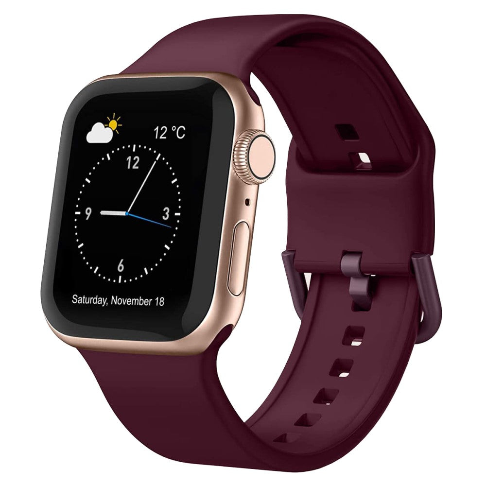 Vildt Rart Silikone Rem passer til Apple Watch Ultra - Rød#serie_2