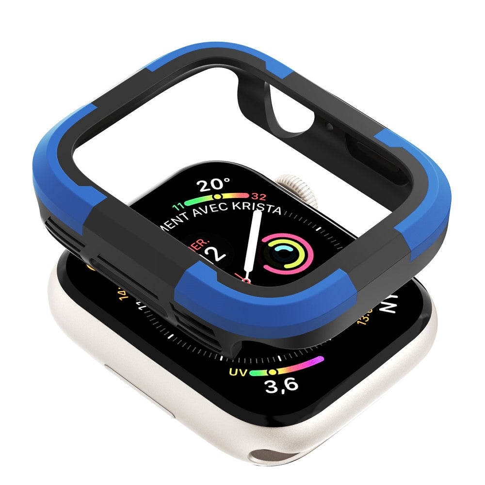 Beskyttende Silikone Bumper passer til Apple Watch Ultra - Blå#serie_5